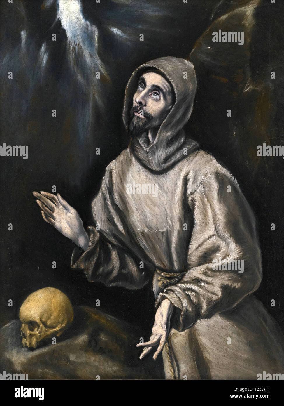 El Greco - Saint Francis of Assisi in Ecstasy Stock Photo - Alamy