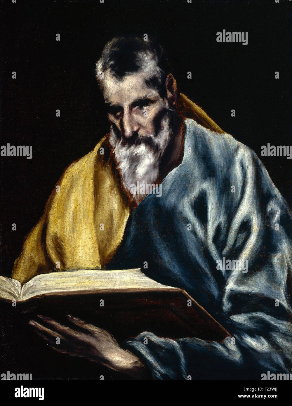 El Greco Saint Simon Stock Photo Alamy