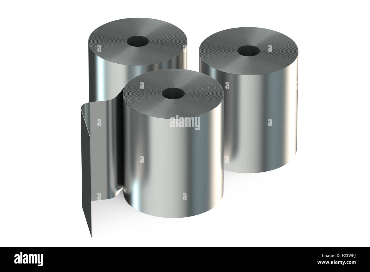 Stainless Steel Coils isolated on white background Stock Photo - Alamy