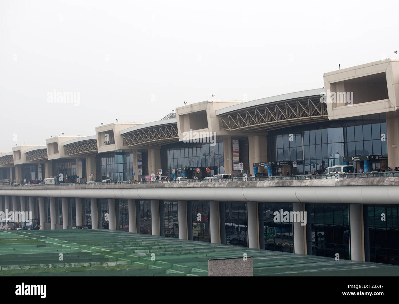 View of Airport building, Malpensa Milan Stock Photo - Alamy