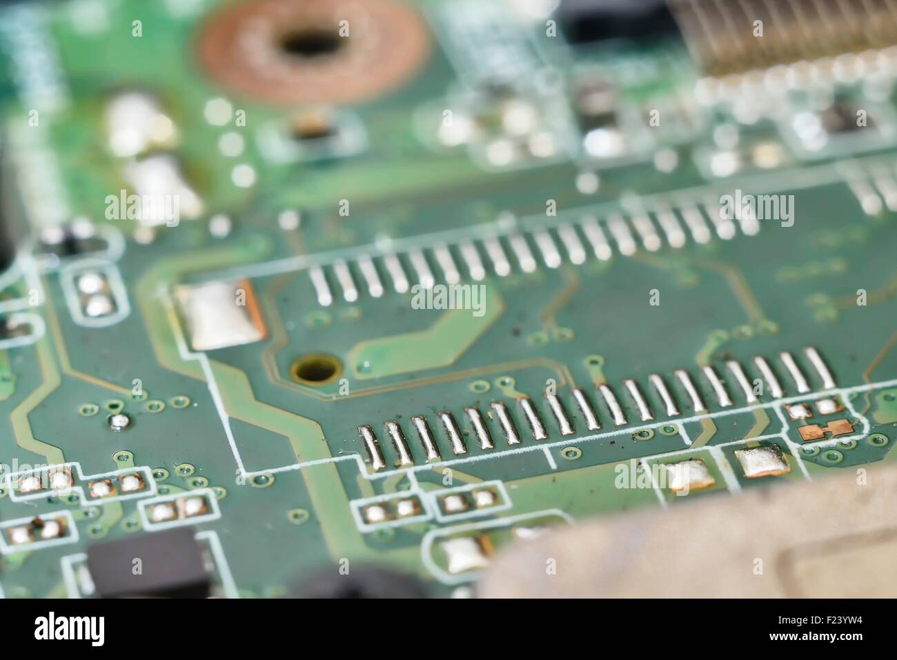 Green printed circuit board hi-res stock photography and images - Alamy