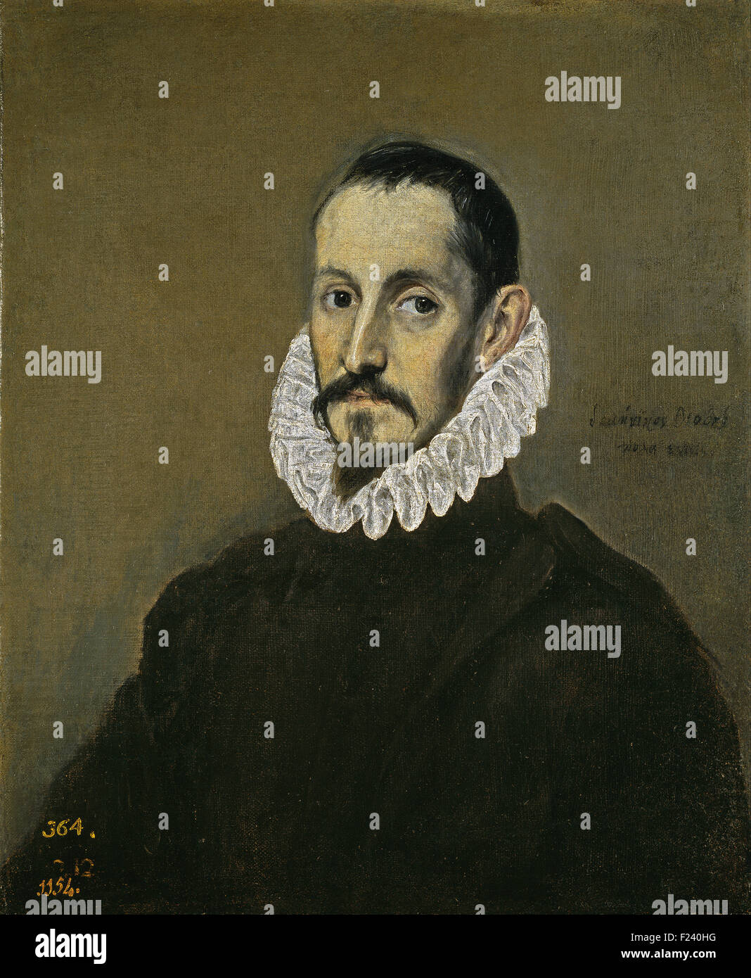 El Greco - A Nobleman Stock Photo
