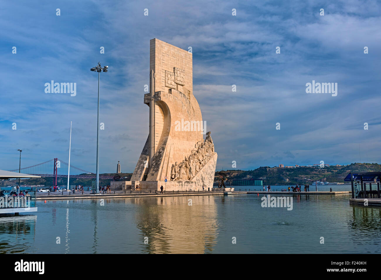 Monument to the Discoveries, Belem Lisbon Portugal Stock Photo