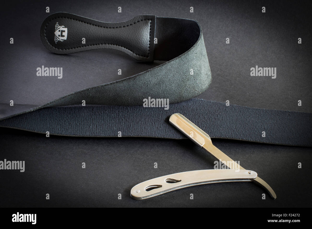 sharpen razor Stock Photo