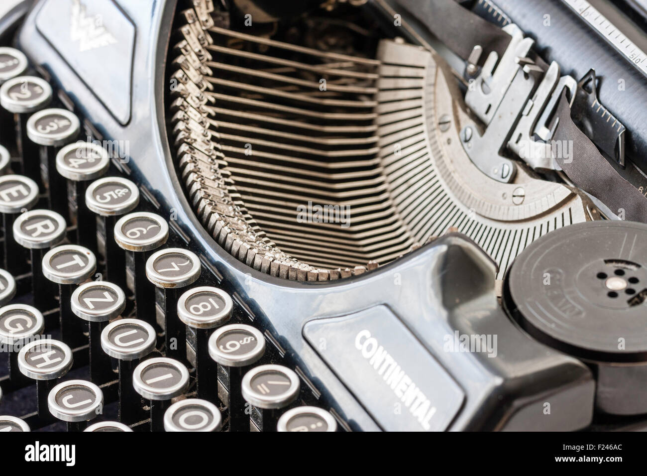 Typewriter, German model from Kleincontinental company. This mode is a Wanderer made in 1938