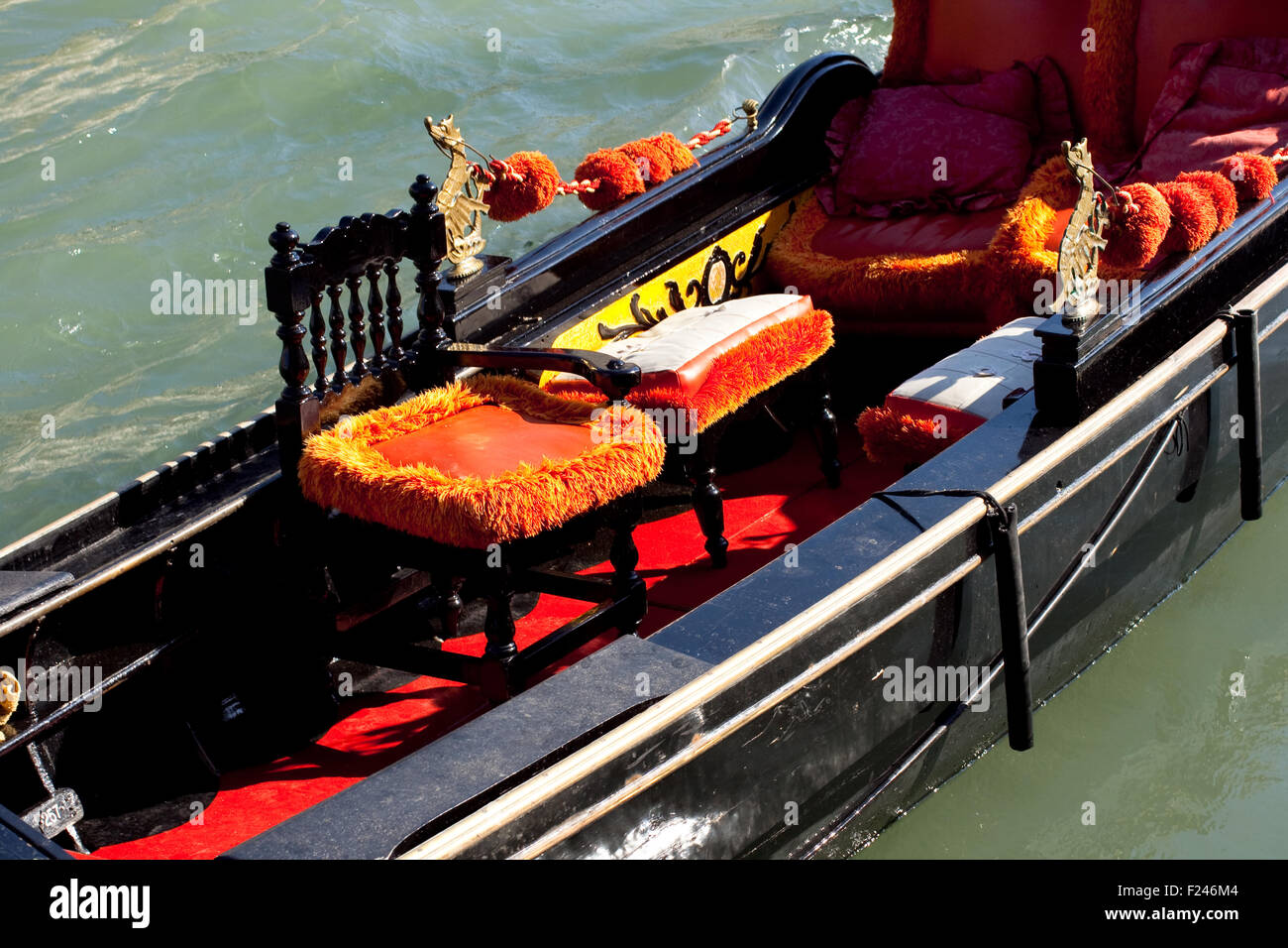 Typical gondola in venice hi-res stock photography and images - Alamy