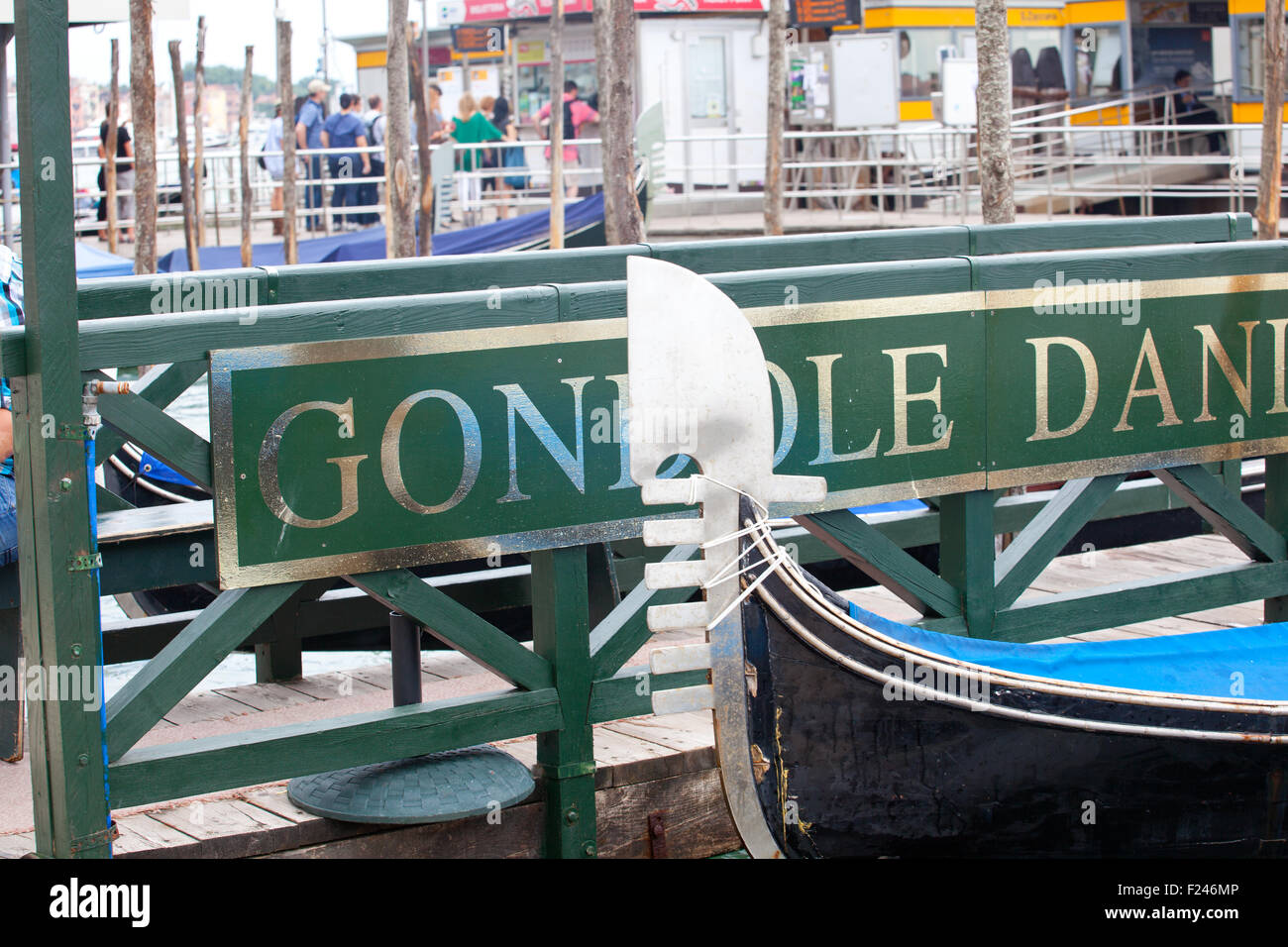Gondola in the lagoon of Venice Stock Photo - Alamy