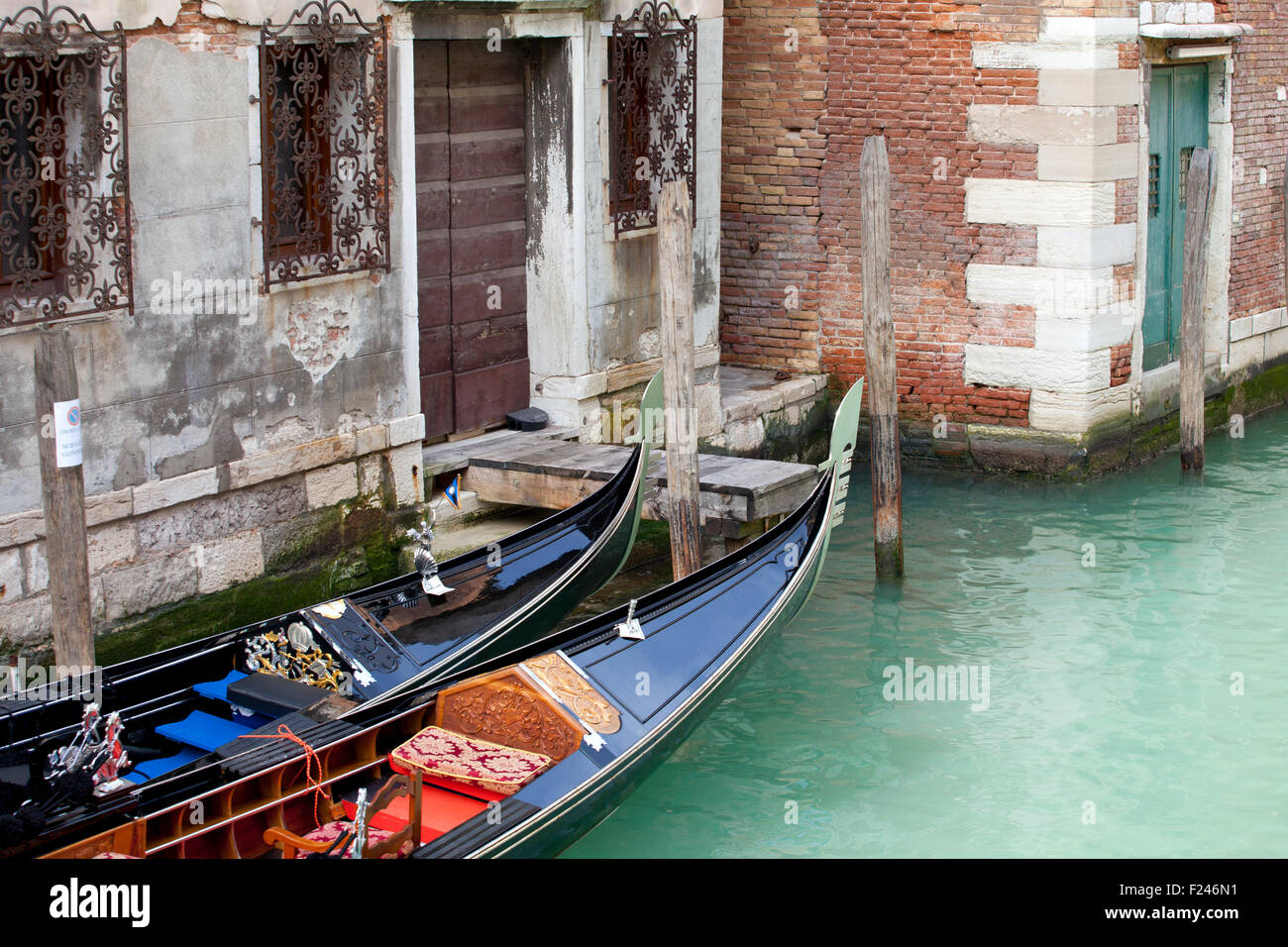 View of a gondola in Venice Stock Photo - Alamy