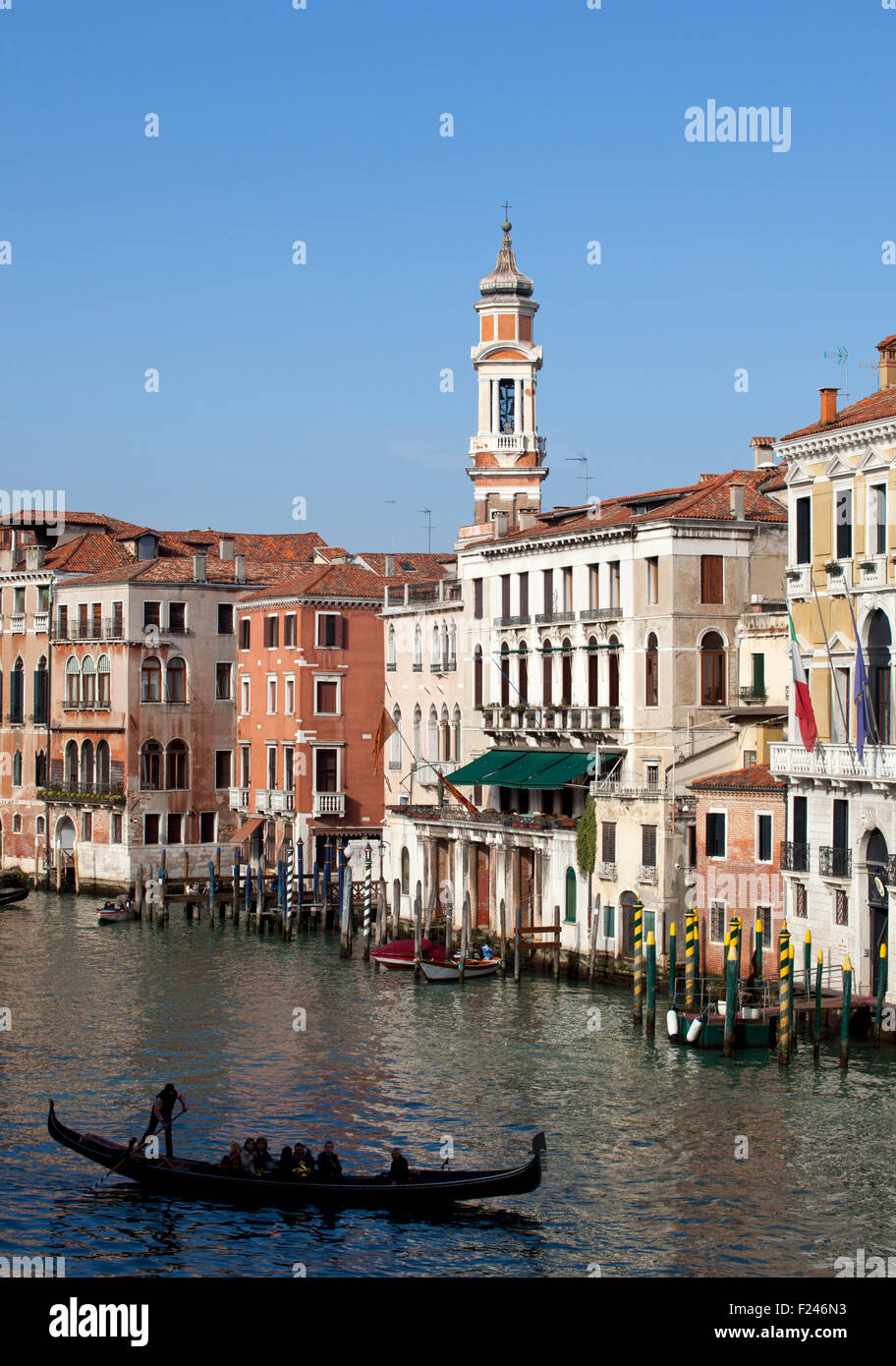 View of a gondola in Venice Stock Photo - Alamy