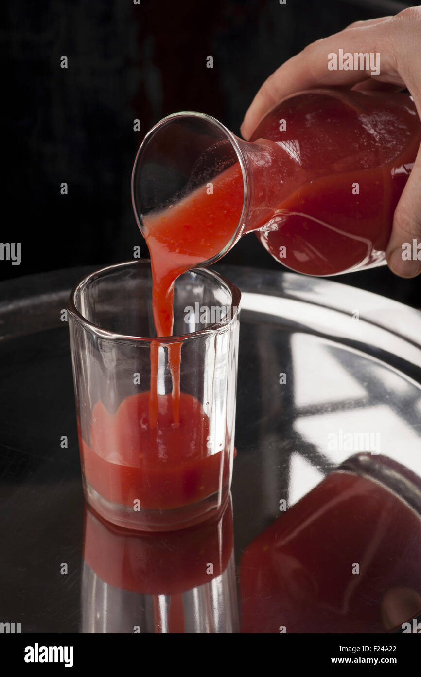 Tomato juice Stock Photo