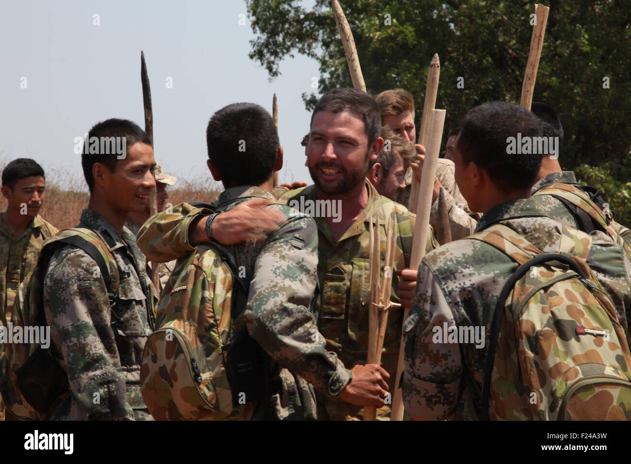 Australia soldiers exercise hi-res stock photography and images - Alamy