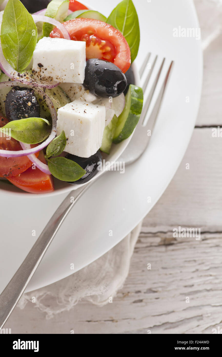 Greek Salad Stock Photo