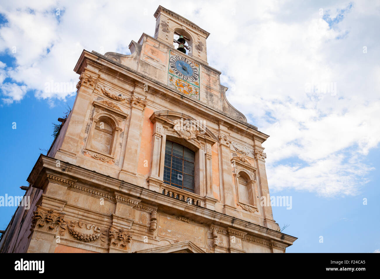 Church of  Santissima Annunziata was founded in 1321, Gaeta, Italy Stock Photo