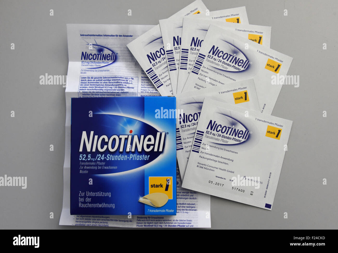 Hamburg, Germany. 11th Sep, 2015. ILLUSTRATION Nicotinell nicotine