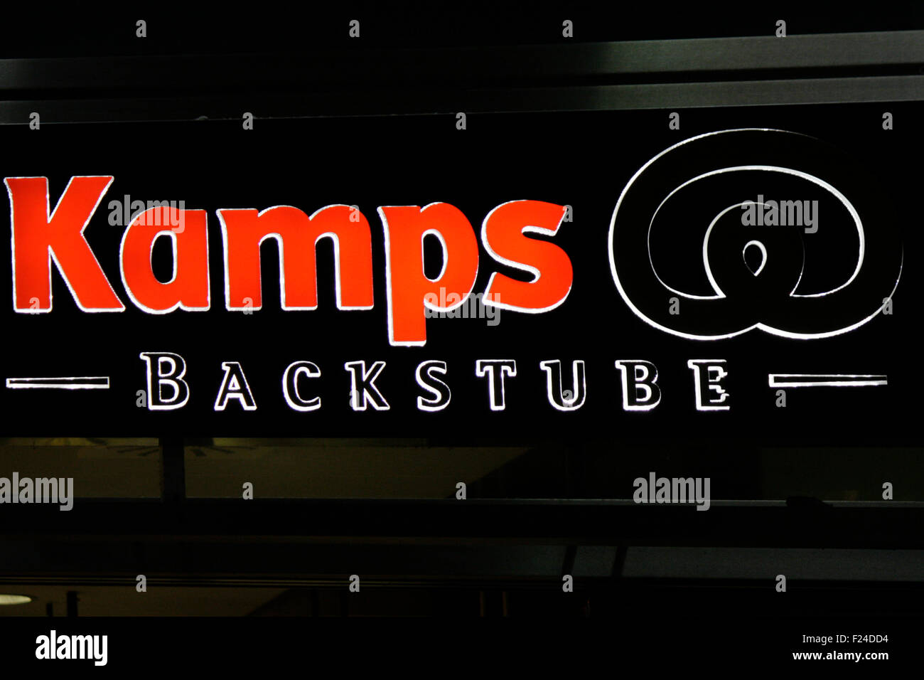 Markenname: 'Kamps', Dezember 2013, Berlin. Stock Photo