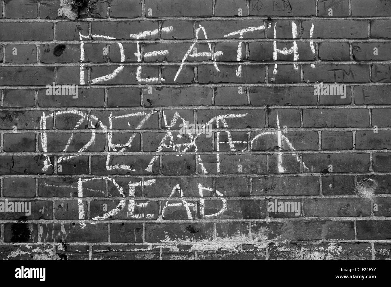 Death Graffiti Stock Photo Alamy