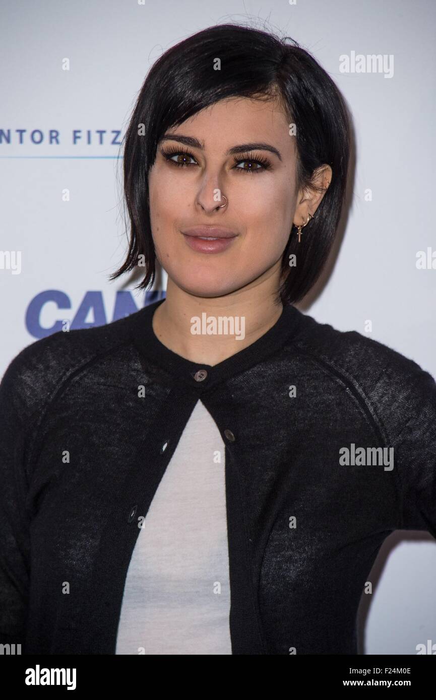 New York, NY, USA. 11th Sep, 2015. Rumer Willis in attendance for