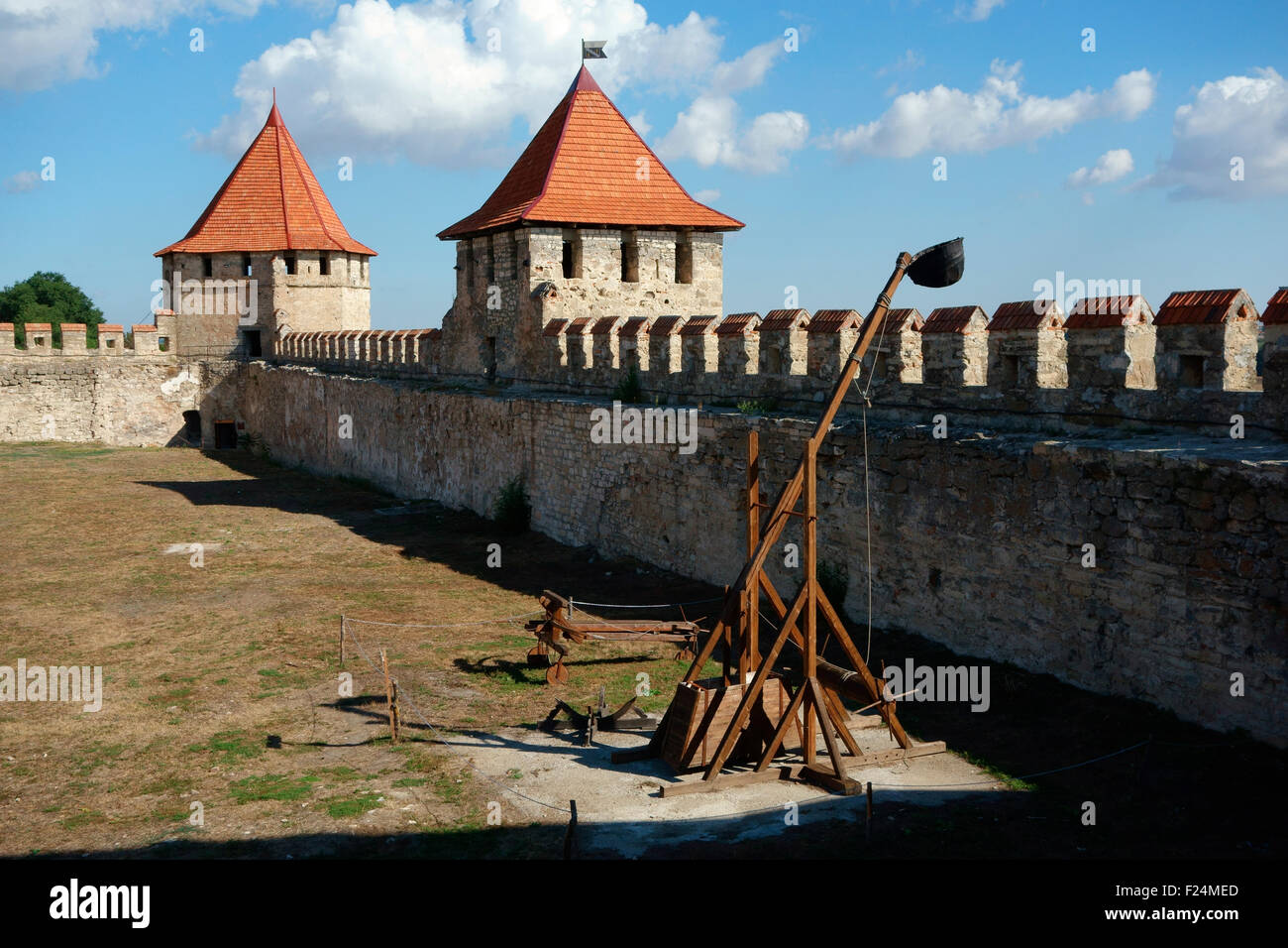 Bendery Fortress in Transnistria, Republic of Moldova, Europe Stock Photo