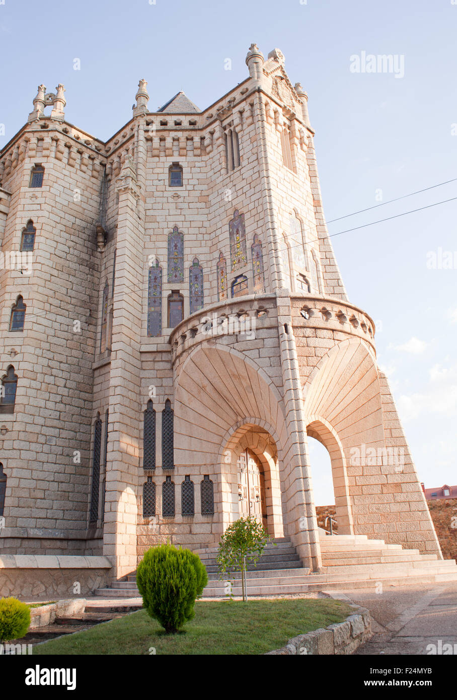 The Episcopal Palace, Modernisme edifice in Astorga Stock Photo