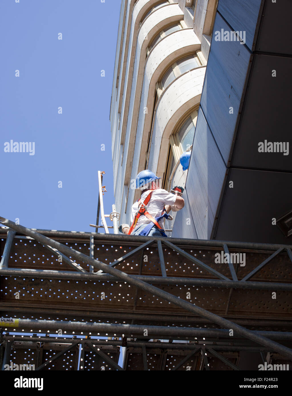 A worker in the construction site Stock Photo - Alamy