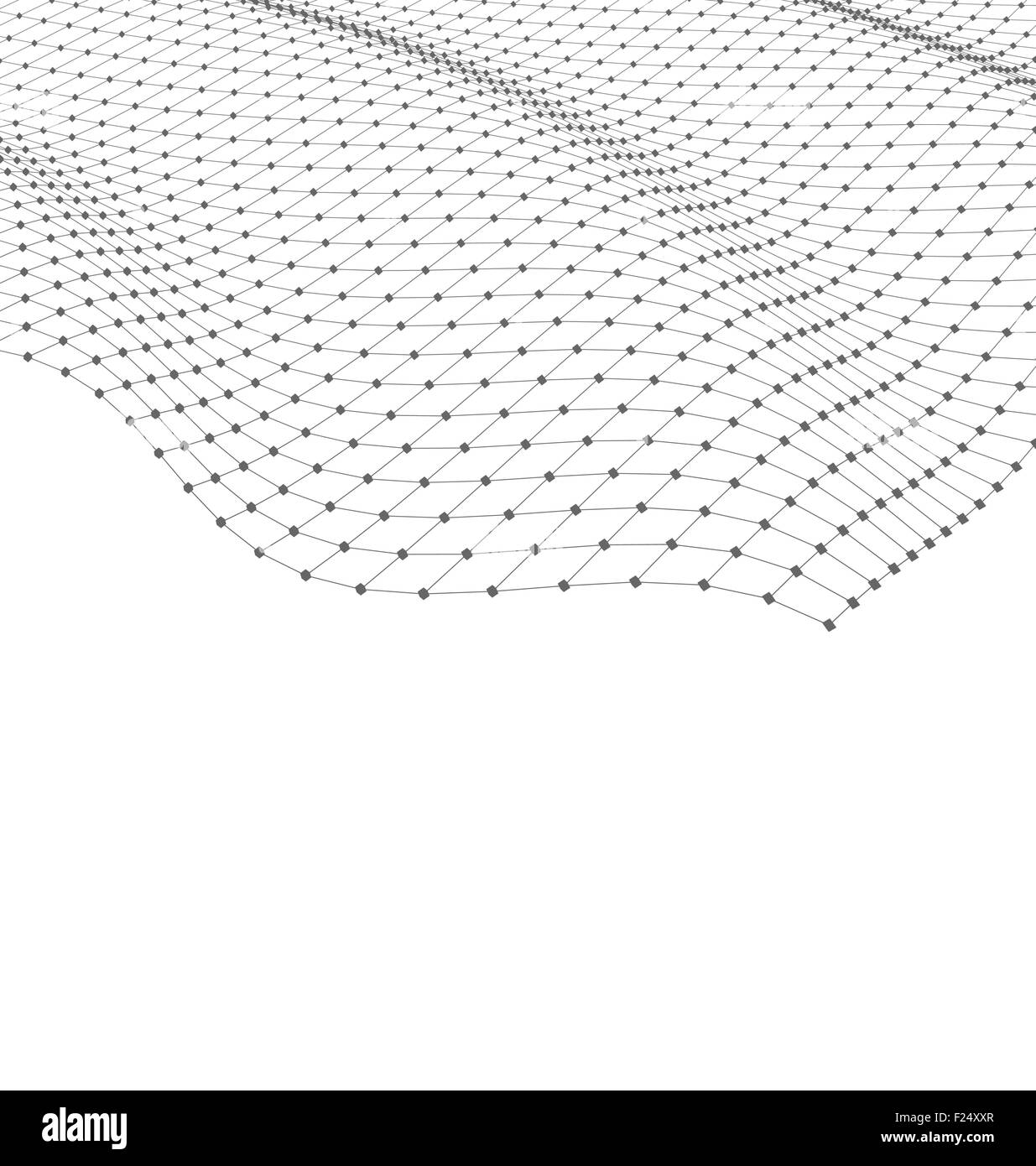 Wireframe Area Mesh Polygonal Surface Stock Vector Image & Art - Alamy