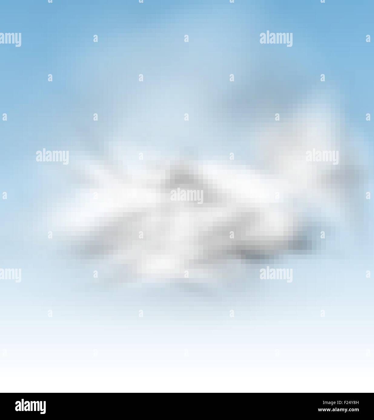 Background Blue Sky Fluffy Clouds Stock Vector Image & Art - Alamy