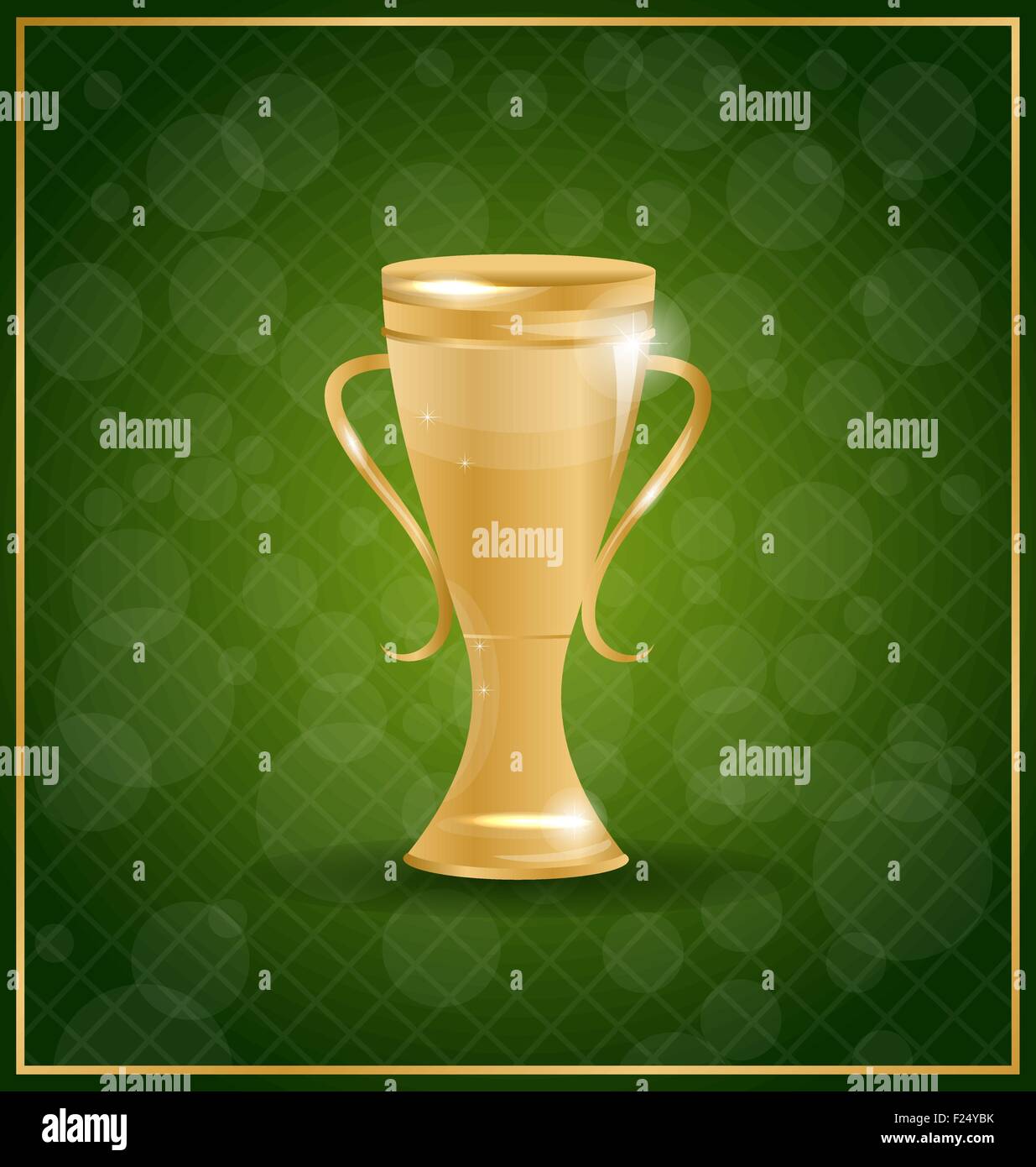 Golden Trophy Cup Stock Vector Image & Art - Alamy