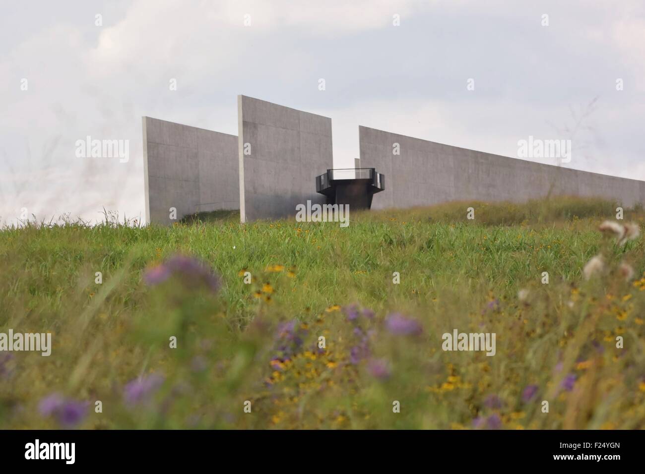 Shanksville, Pennsylvania, USA. 11th Sep, 2015. The newly dedicated