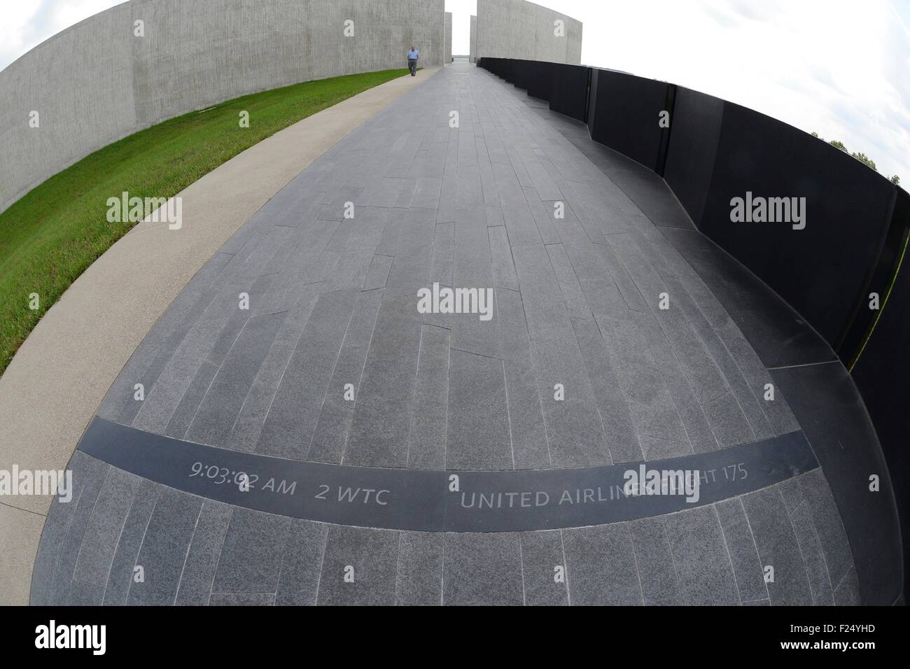 Shanksville, Pennsylvania, USA. 11th Sep, 2015. The newly dedicated