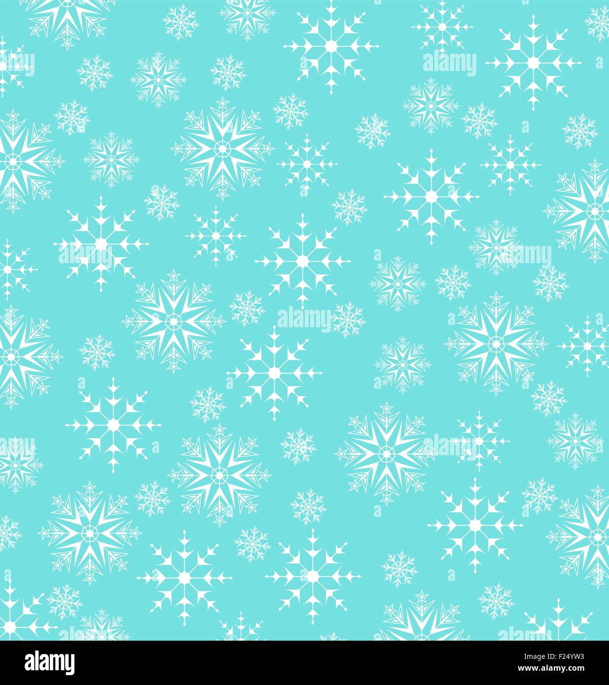 Christmas blue wallpaper, snowflakes texture Stock Vector Image & Art ...