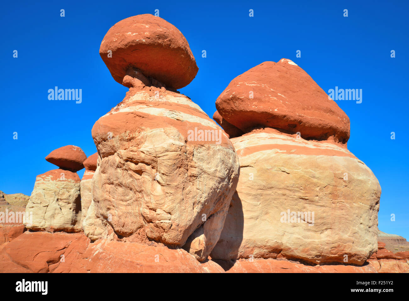 Colorful hoodoos in Little Egypt on BLM land about 20 miles south of