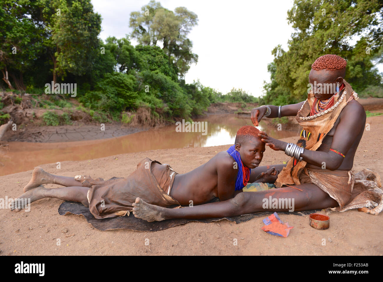 Tribe of the Omo Valley,Ethiopia.One of the last regions on earth with trib...