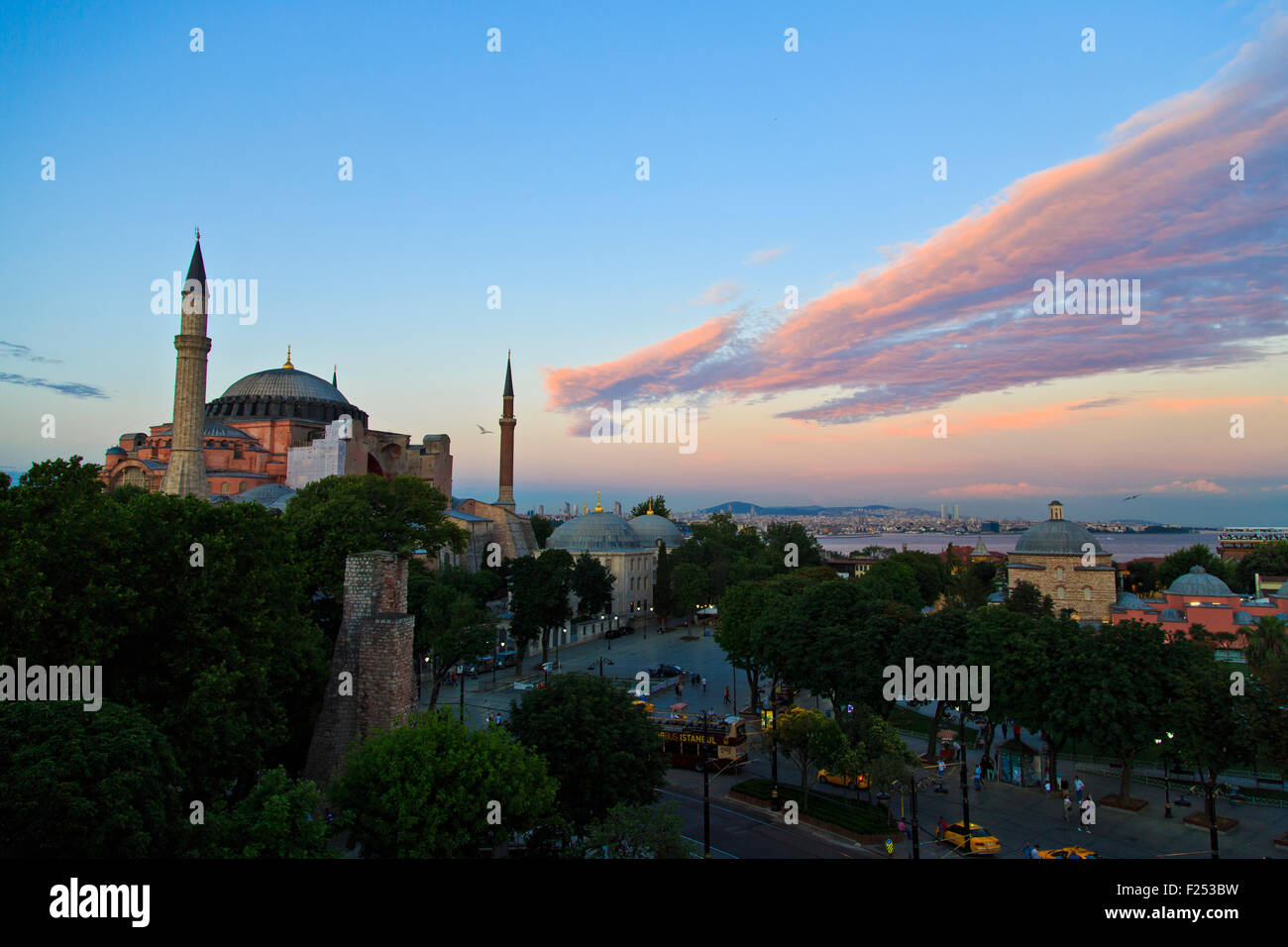 Hagia Sophia, a former Orthodox patriarchal basilica Stock Photo