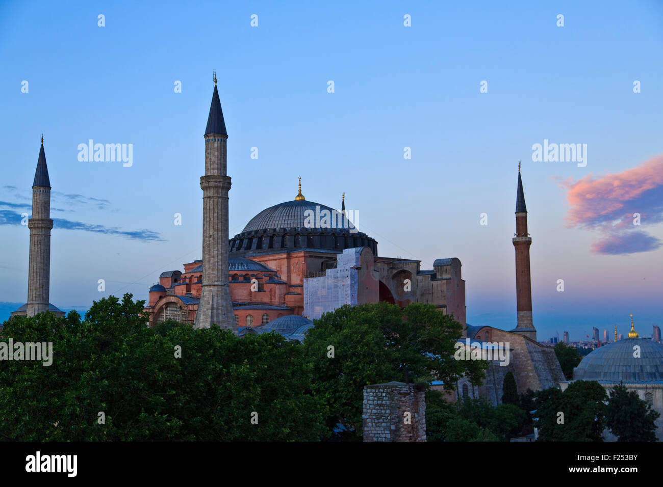 Hagia Sophia, a former Orthodox patriarchal basilica Stock Photo