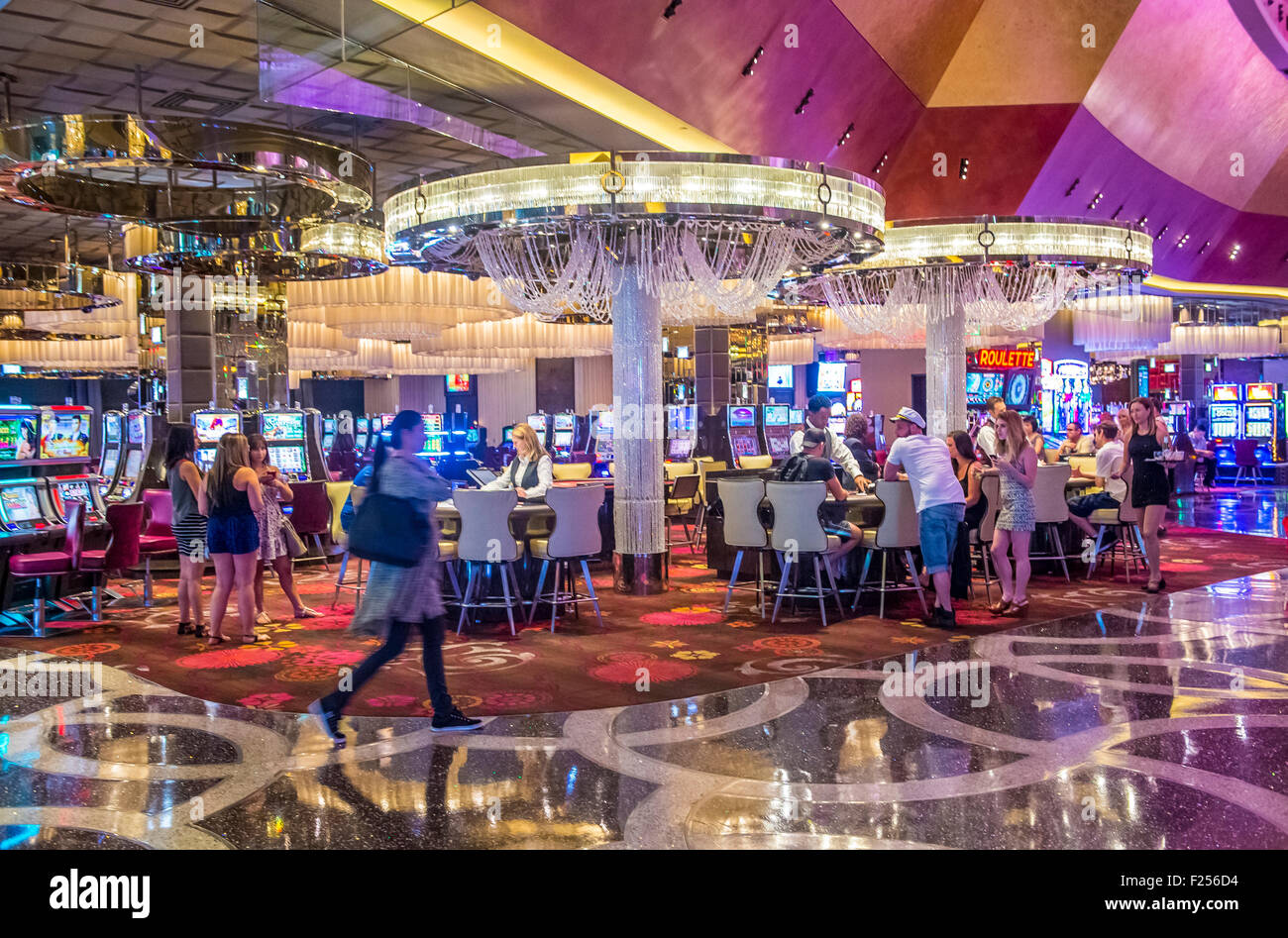 The Interior of Cosmopolitan hotel and casino in Las Vegas Stock Photo