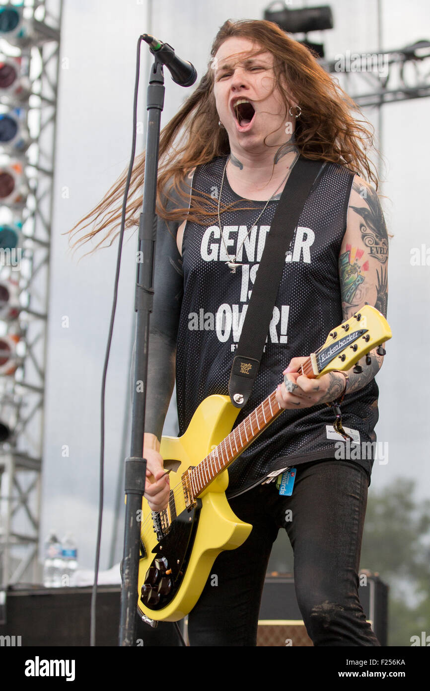 Chicago, Illinois, USA. 11th Sep, 2015. Musician LAURA JANE GRACE of ...