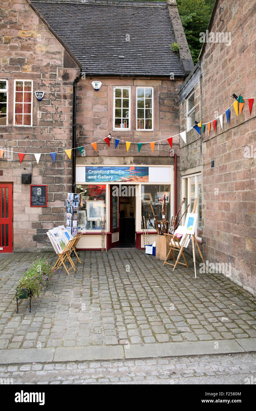 Cromford Village Derbyshire Peak District,UK.Gallery Stock Photo Alamy