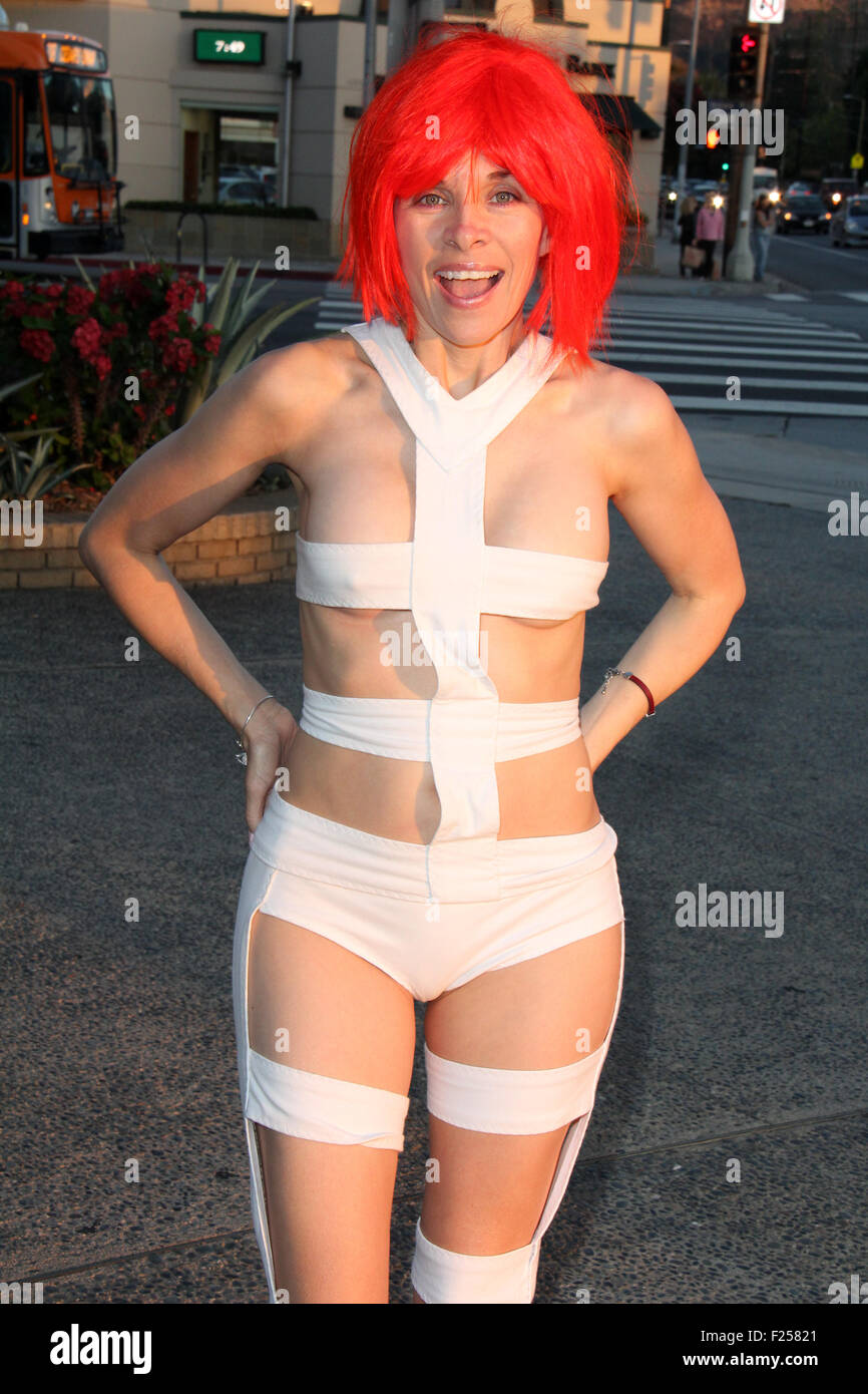 U.S. actress Alicia Arden dresses as Leeloo from the movie The Fifth Element  during the San Diego Comic-Con International 2015. Featuring: Alicia Arden  Where: San Diego, California, United States When: 11 Jul