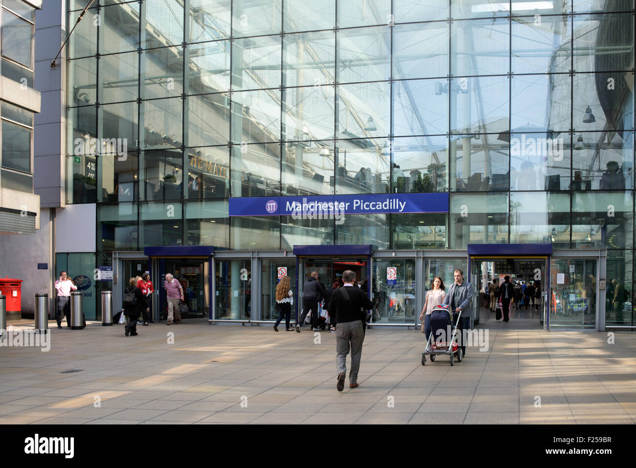 Manchester Piccadilly Train Station,UK. Stock Photo