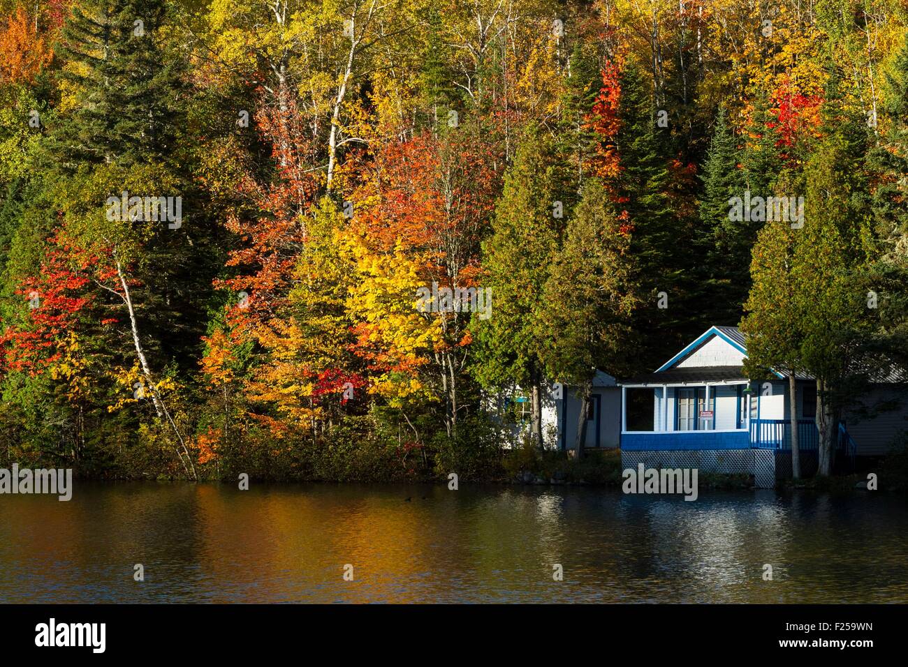 Canada, Quebec province, Charlevoix, Manicouagan, lakes Parkway, Route