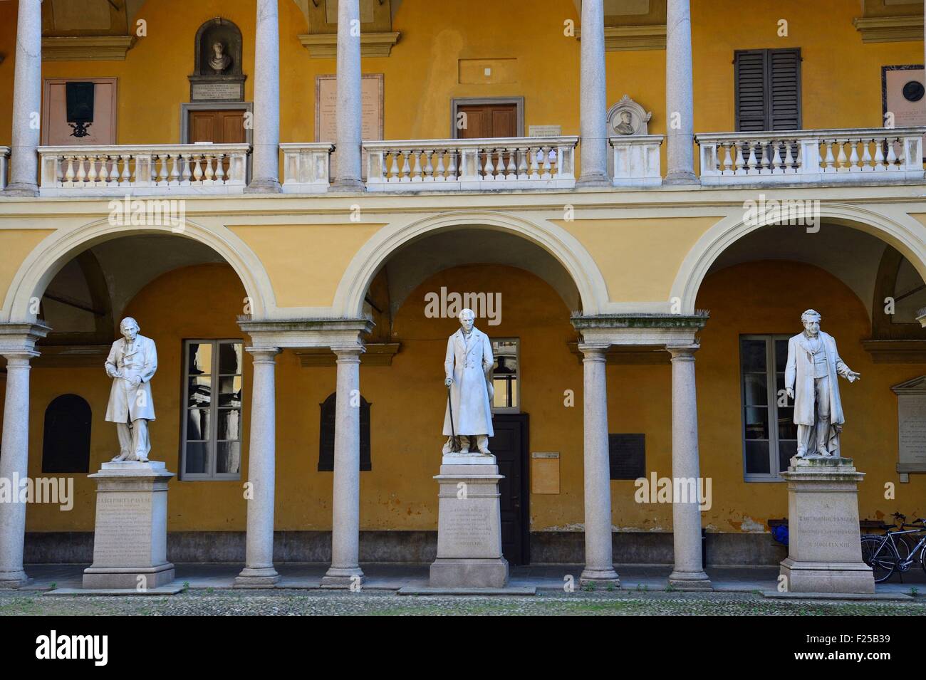 Italy, Lombardy, Pavia, the University Stock Photo