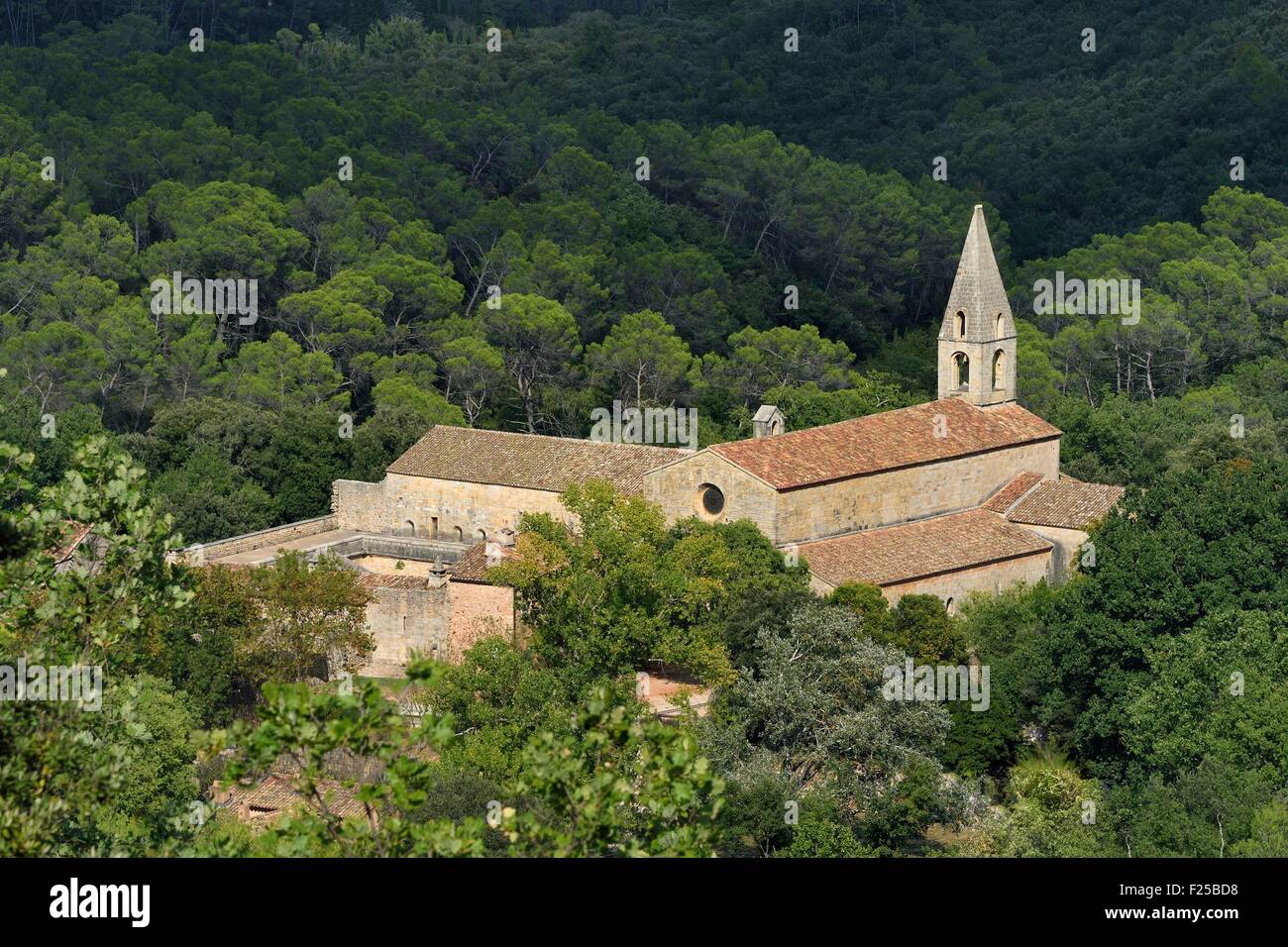 France, Var, the Thoronet cistercian abbey Stock Photo