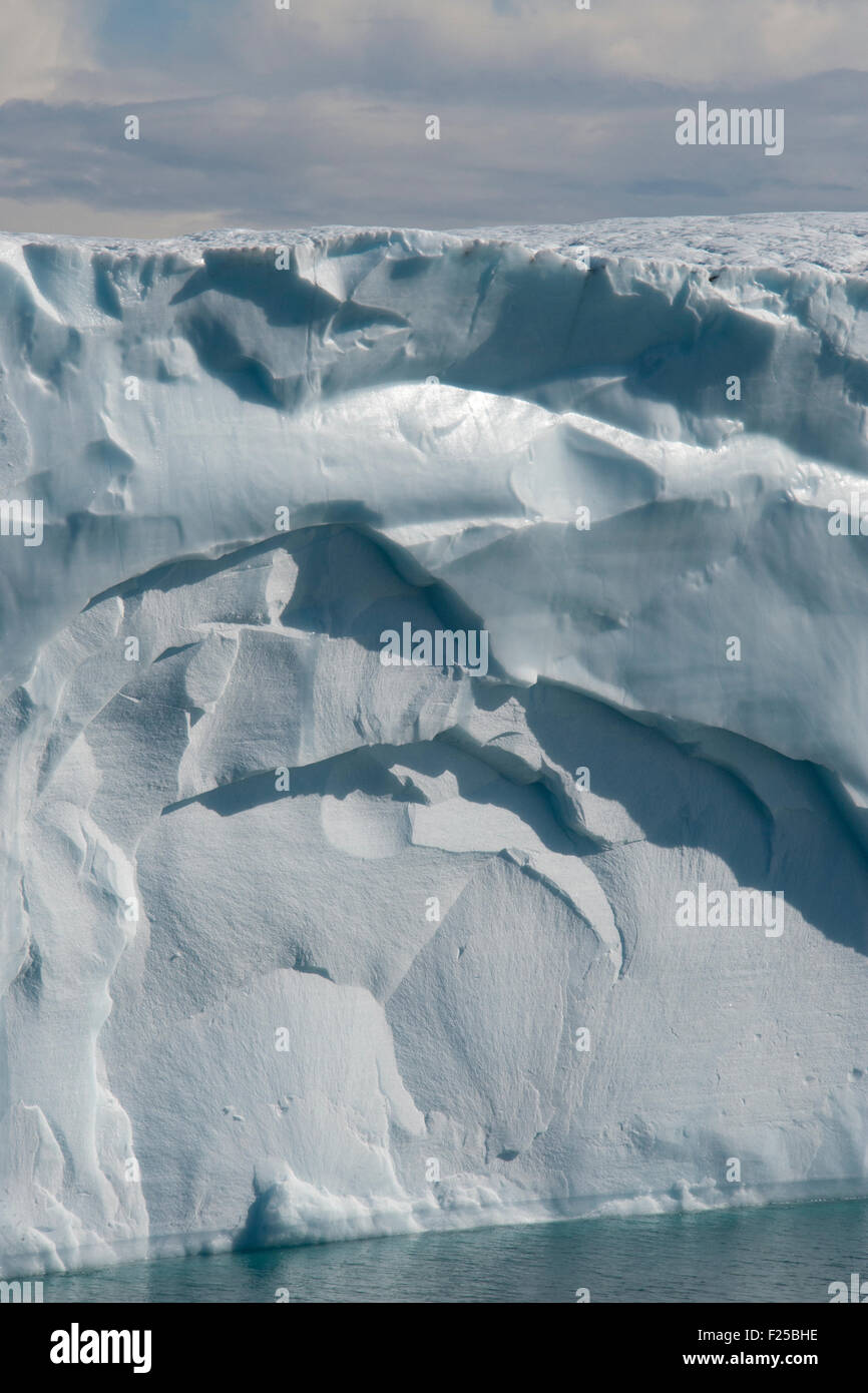 iceberg near Baffin Island, Canadian Arctic Stock Photo