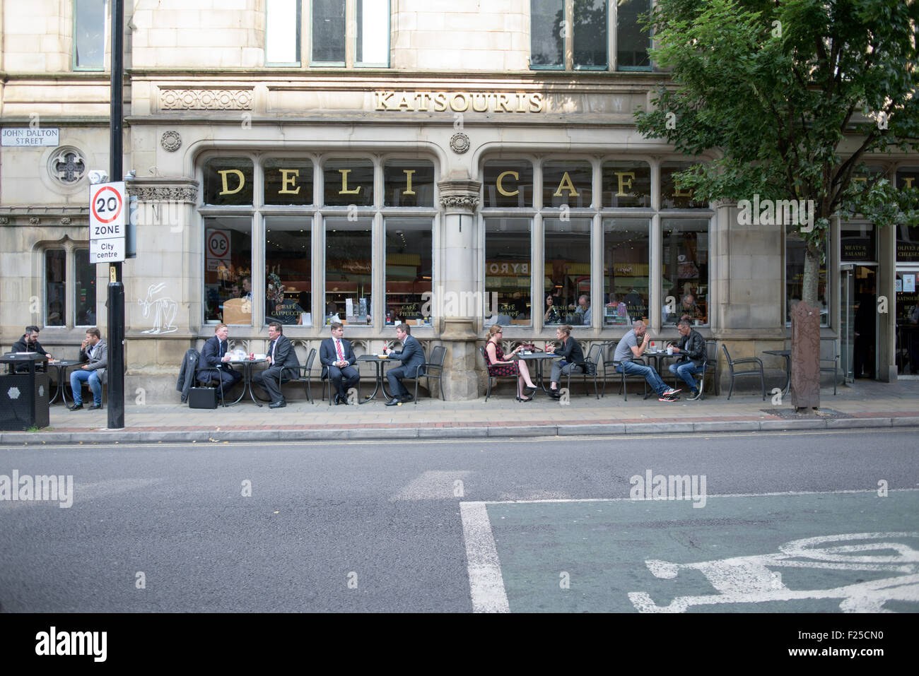 Katsouris DeliCafe John Dalton Street Manchester ,UK Stock Photo Alamy