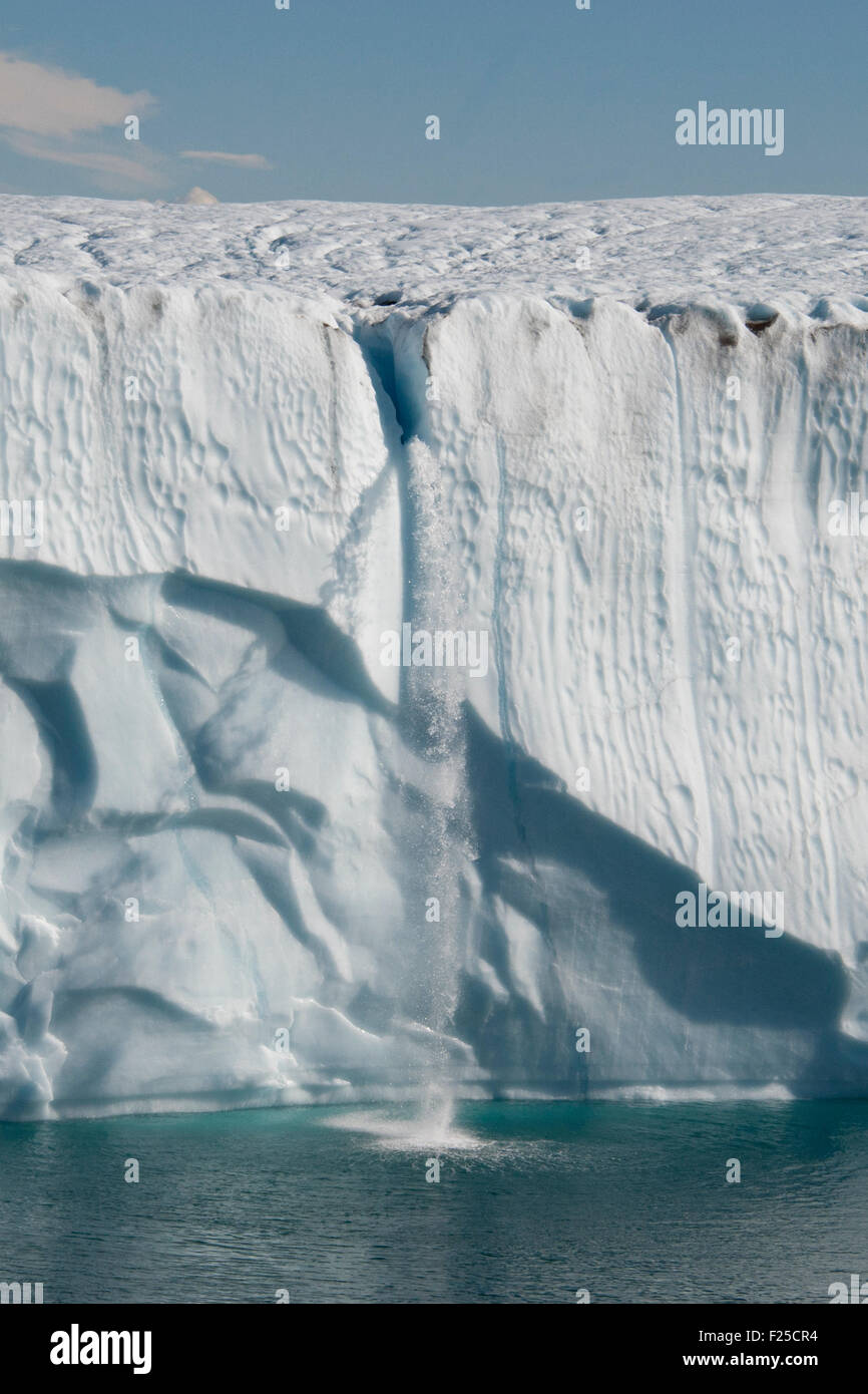 baffin island waterfall