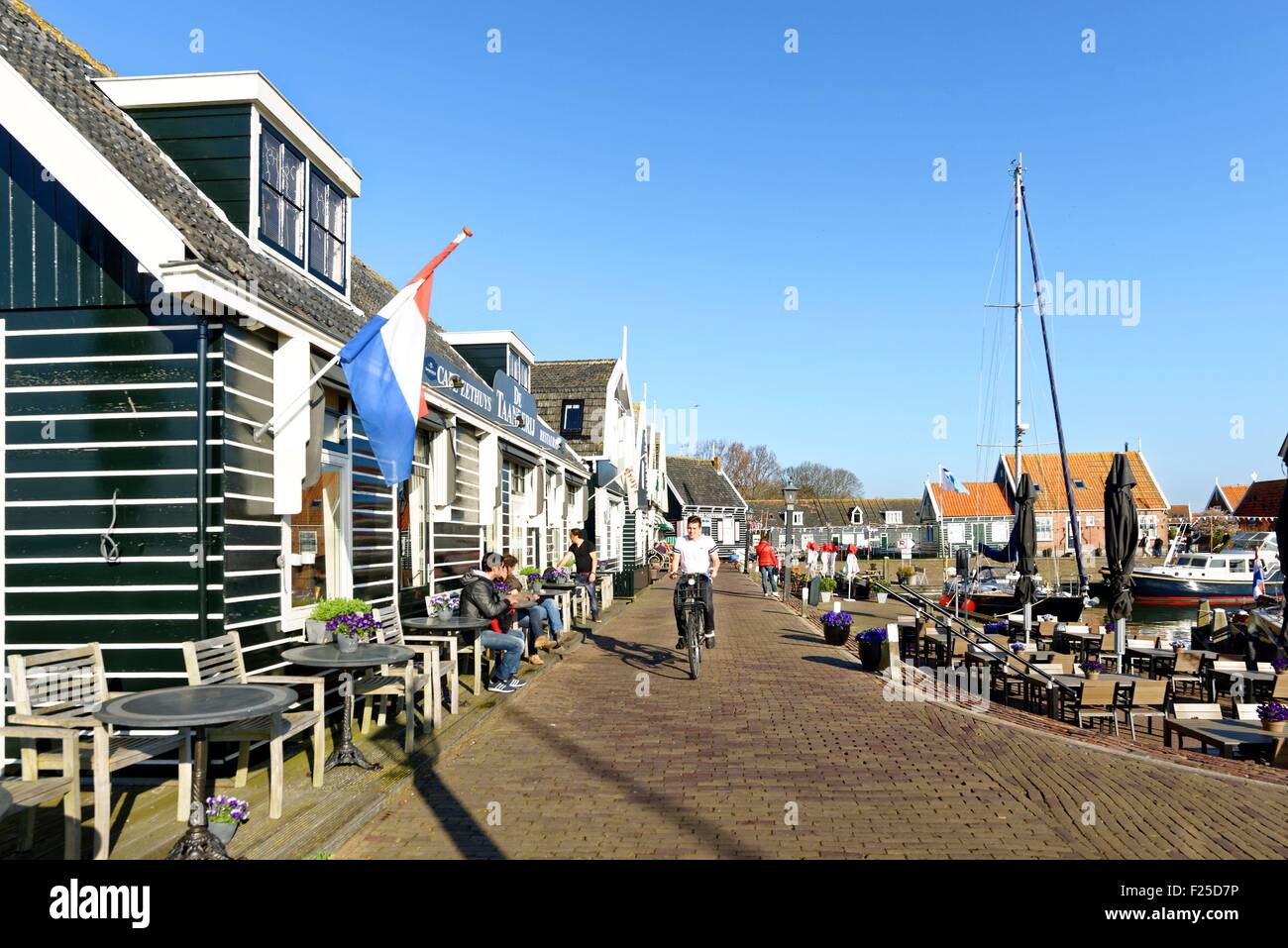 Netherlands, Northern Holland, Marken village, the port Stock Photo