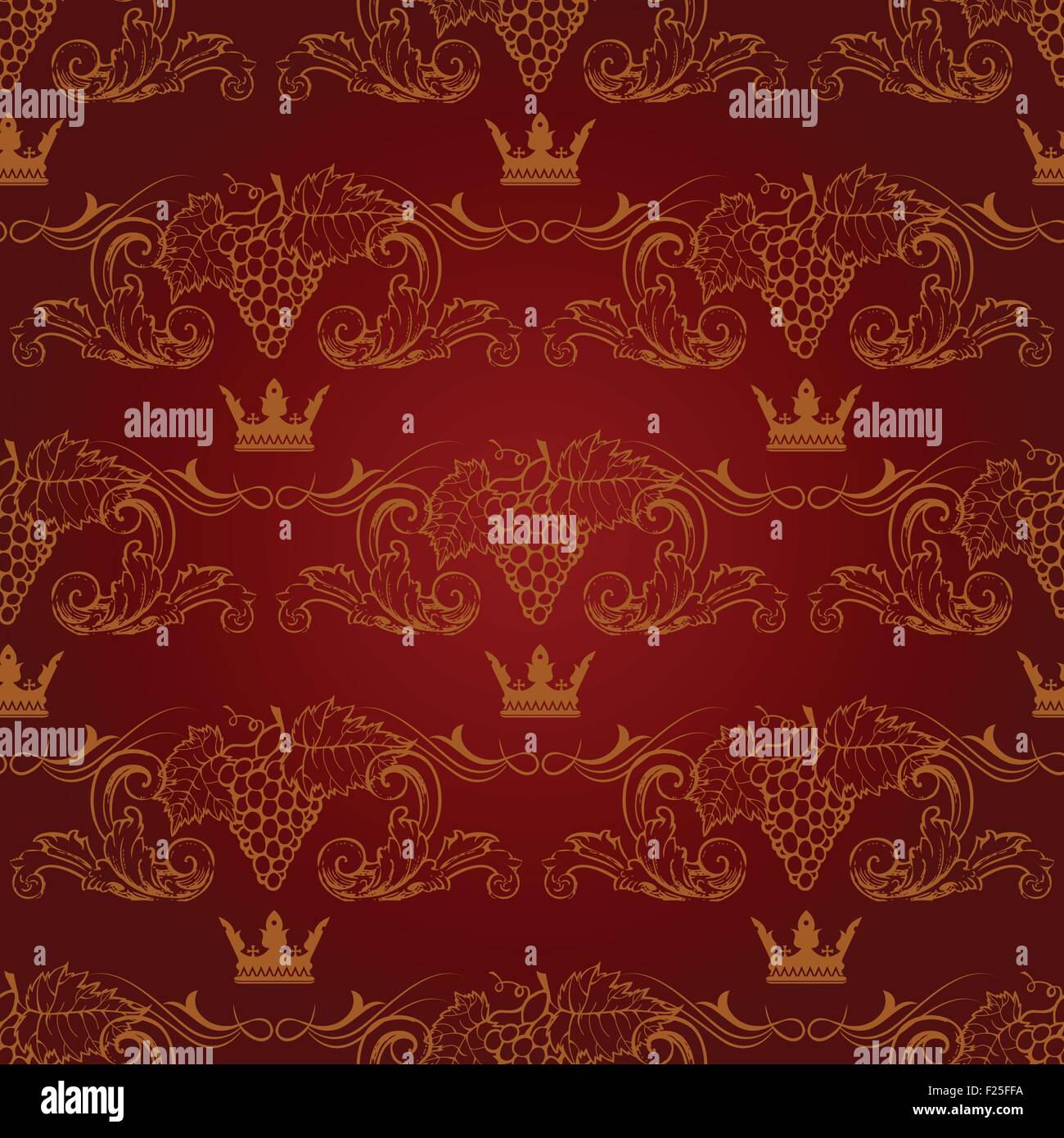 Seamless pattern with crowns Stock Vector Image & Art - Alamy