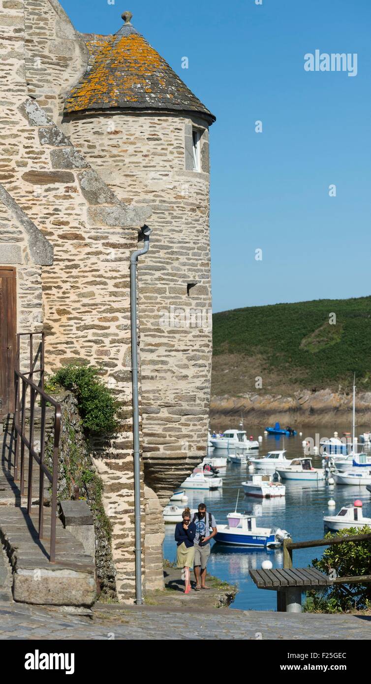 France, Finistere, Le Conquet, the house of lords Stock Photo