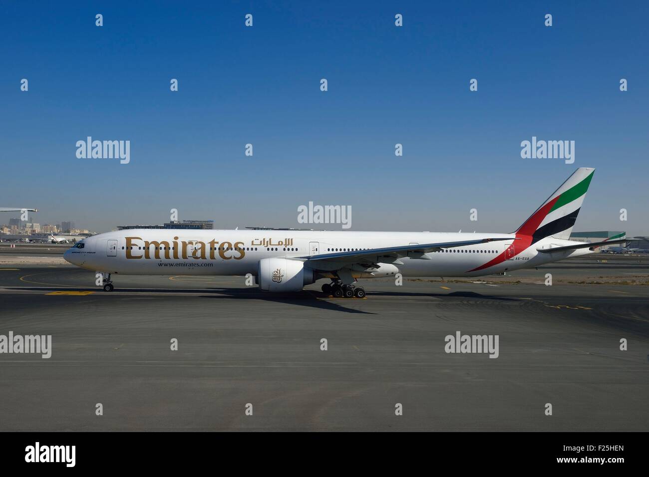 United Arab Emirates, Dubai, Dubai International Airport Stock Photo