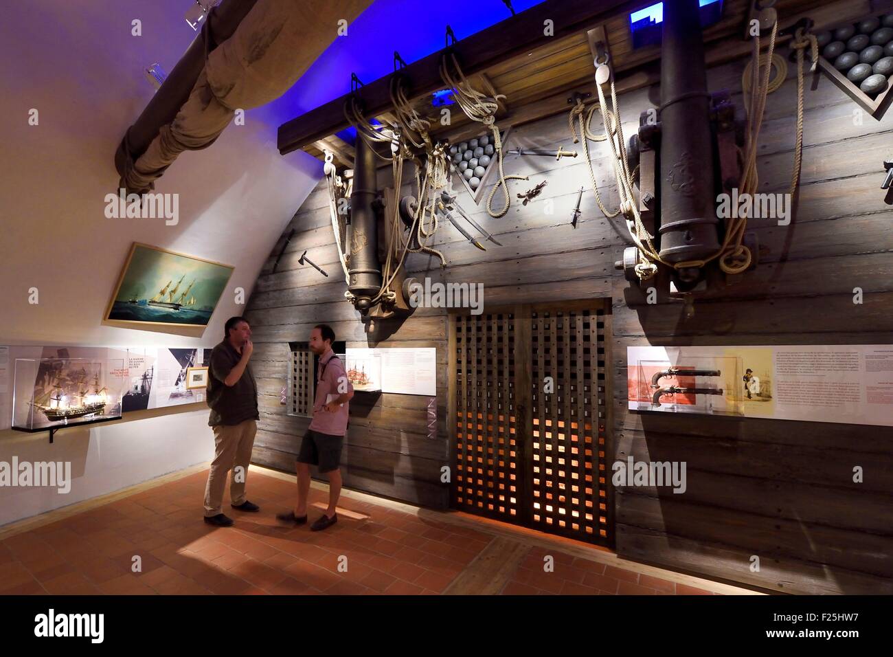 France, Var, SaintTropez, 16th century citadel, Museum of St. Tropez